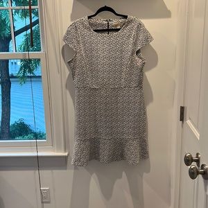 Michael Kors size 1x Black and White floral dress